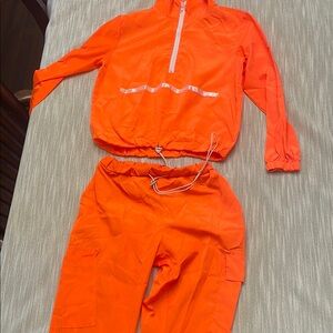 Bright Orange Women's Track Suit